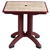 Siena 32" Square Folding Table