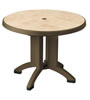 Siena 38" Round Folding Table